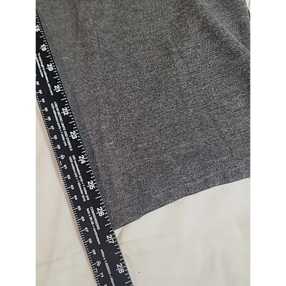 Cato Women's 22/24W Plus Heather Gray Cropped Pull‎ On Pants Wide Leg Stretch - Picture 8 of 9